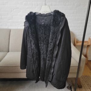 Marc New York Andrew Marc Fur Lined Parka Coat